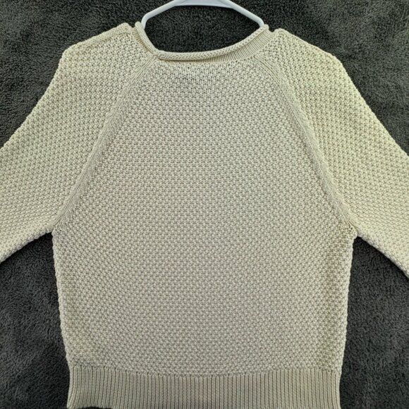 Lauren Ralph Lauren Women XL Ivory Chunky Knit Sweater Pullover Long Sleeve - Picture 10 of 10